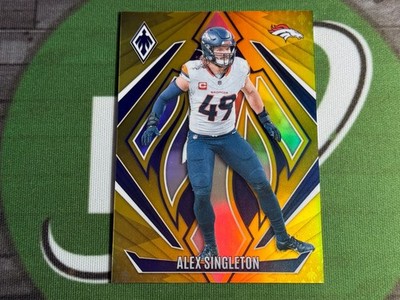 2024 Panini Phoenix - Alex Singleton #6 Gold /10 Denver Broncos