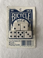 Bicycle Poker Dice 5 Imported By The United States Playing Card Company New