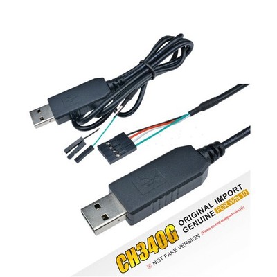 5V CH340G Genuine USB to TTL RS232 Serial Cable with WIN10 for   AVR MCU #nm