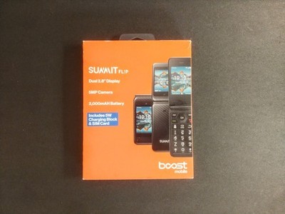 Boost Mobile Summit Flip 2.8'' 5MP Prepaid Phone NEW In Box