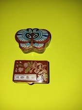 Vintage Cloisonne Small Trinket Boxes Lot Of ...