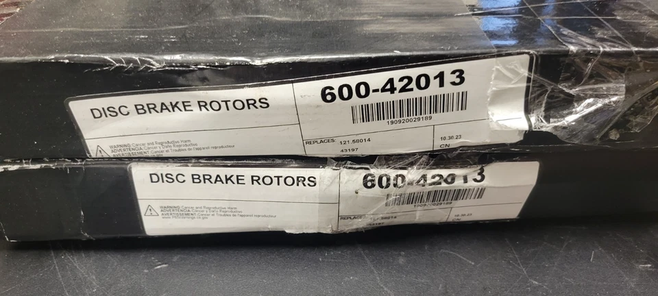 Nuevo rotor de freno de disco delantero de caja abierta para Dodge Hornet Jeep Cherokee 600-42013 Foto 4 de 4
