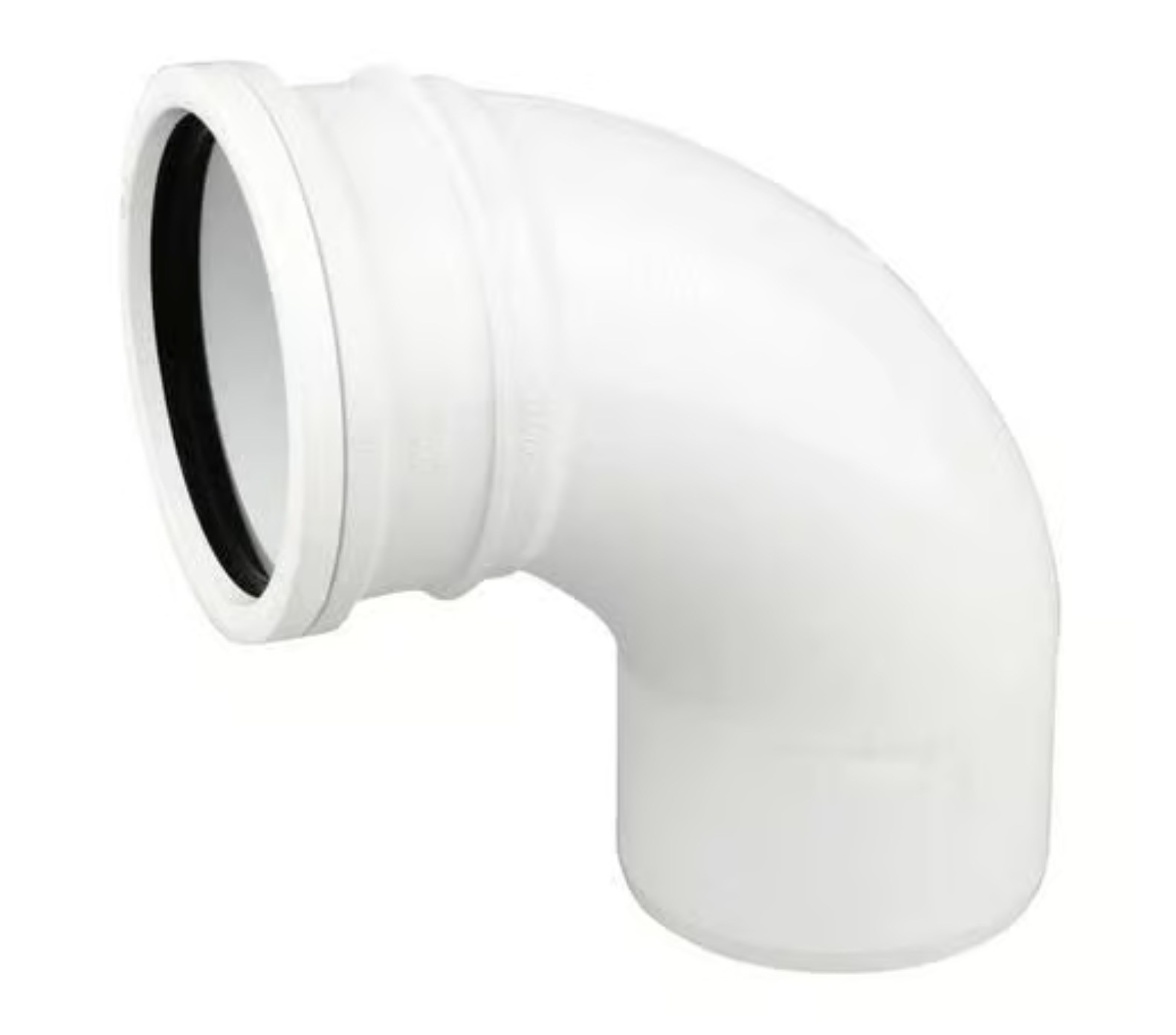 2 x Wavin Osmasoil 87.5° elbow bend for soil pipe 110mm (4"") white. Osma 4S161W