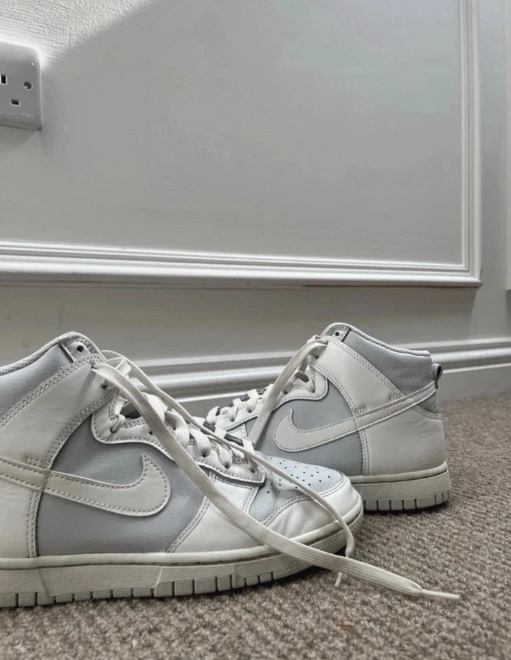 Nike Dunk High Retro White Pure Platinum - UK 7, photo 2 of 5