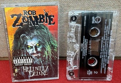 Rob Zombie Hellbilly Deluxe Cassette 1998 Geffen Rock