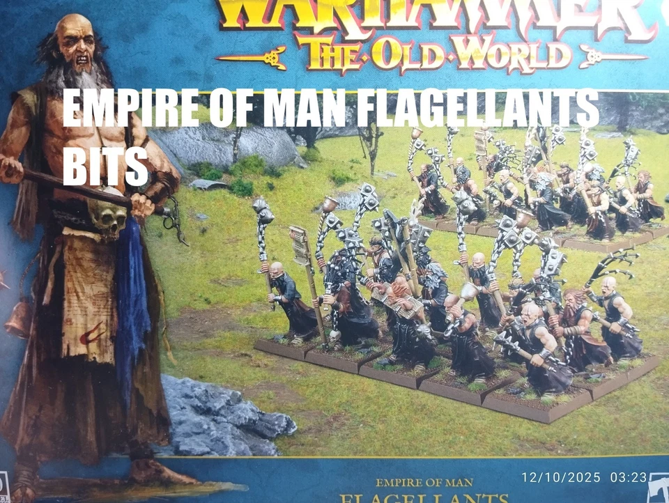 WARHAMMER THE OLD WORLD EMPIRE OF MAN FLAGELLANTS BITS - Photo 1/1