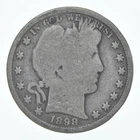 1898 Barber Half Dollar Estate Coin Collection *285