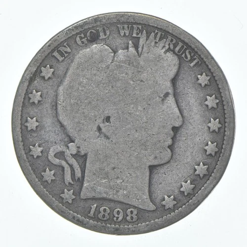 1898 Barber Half Dollar Estate Coin Collection *285