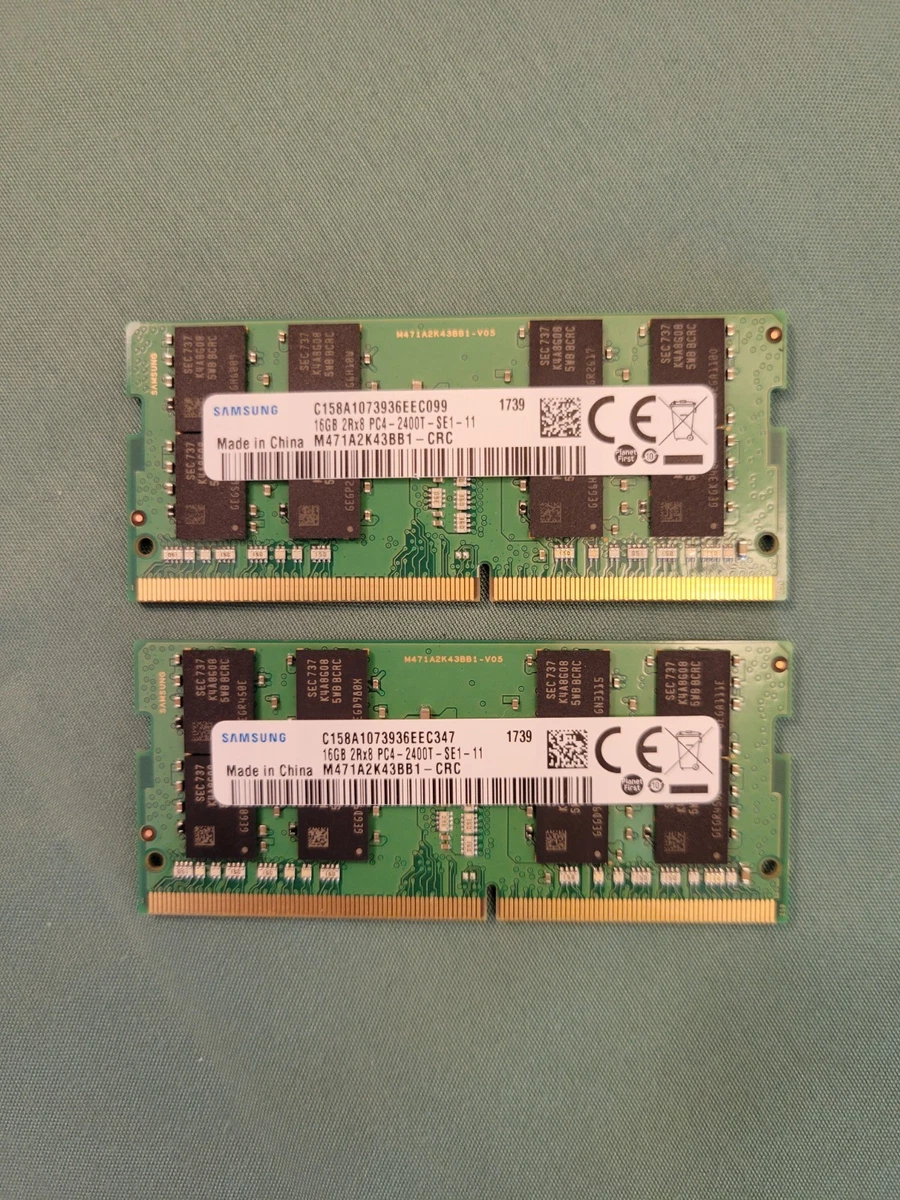 Samsung PC4-19200 (DDR4-2400) Bus Speed Computer RAM 16 GB