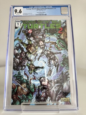 TEENAGE MUTANT NINJA TURTLES/GHOSTBUSTERS II #1 1:100 WILLIAMS VARIANT CGC 9.6