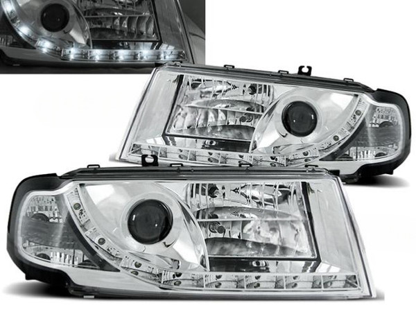 Scheinwerfer Paar Skoda Octavia 00-04 Daylight LED Chrom-image