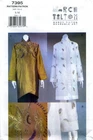 Marci Tilton Wearable Art Kimono JACKETS S-M VOGUE 7395 Sewing Pattern UNCUT '01