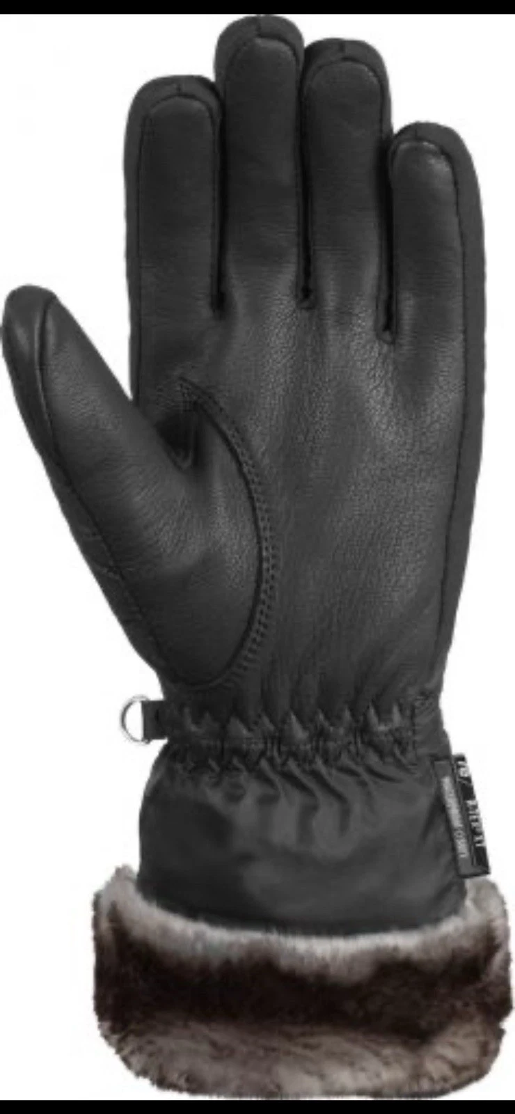 NEW Reusch Waterfproof Faux Fur Trim R-Tex XT Gloves 8 XS Ski Snow Winter Sport