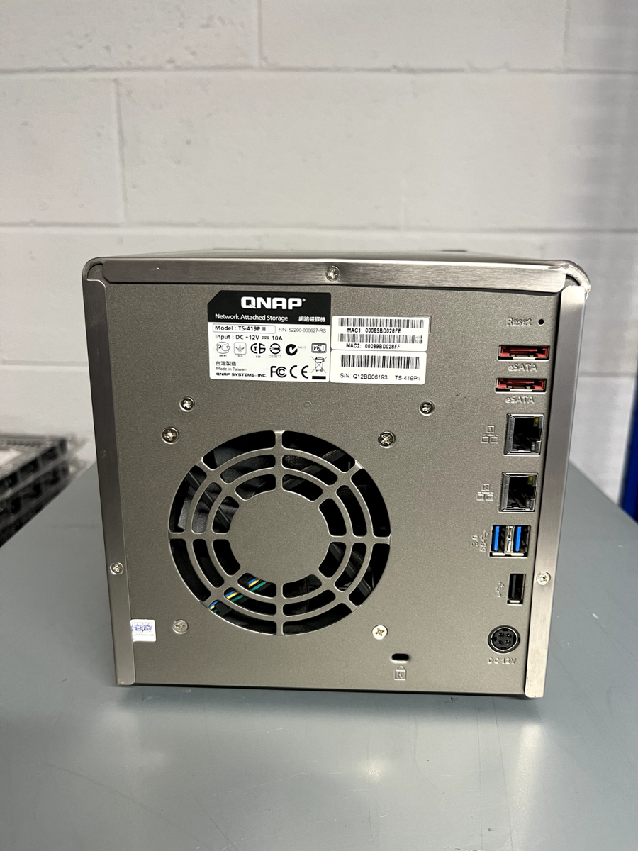 TS-419P II QNAP 4 Bay NAS With PSU Cable | eBay