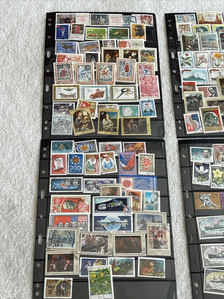 1970-1979 USSR(Soviet Union) 330 Used Stamps,CTO And Post. Cancelled, See Photos - Image 2 of 4
