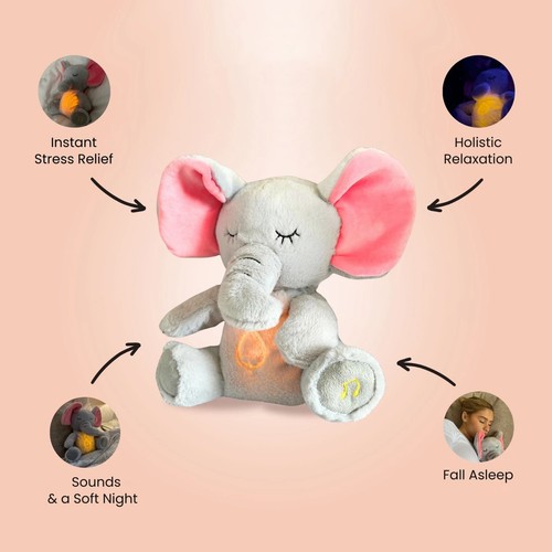 Breathing Soothing Plush Doll Toy Sleeping Companion Music and Light Doll - Bild 3 von 33