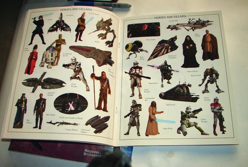 Star Wars ROTS Revenge of the Sith sticker books lot of 2 unused 1220 - Picture 4 of 4