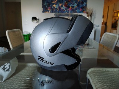 Casco Moto Airoh Pr2000 Modulare Grigio chiaro, Nuovo, vendo x misura  errata | eBay