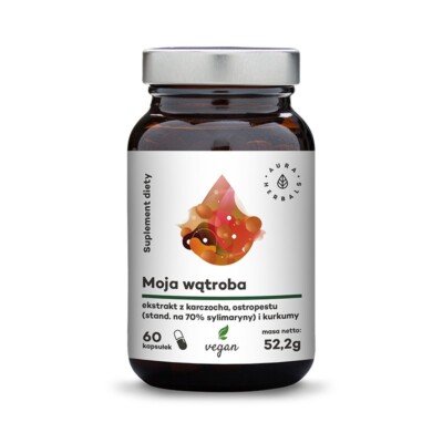 Aura Herbals My Liver Artichoke + Milk Thistle + Turmeric 60 Kapseln