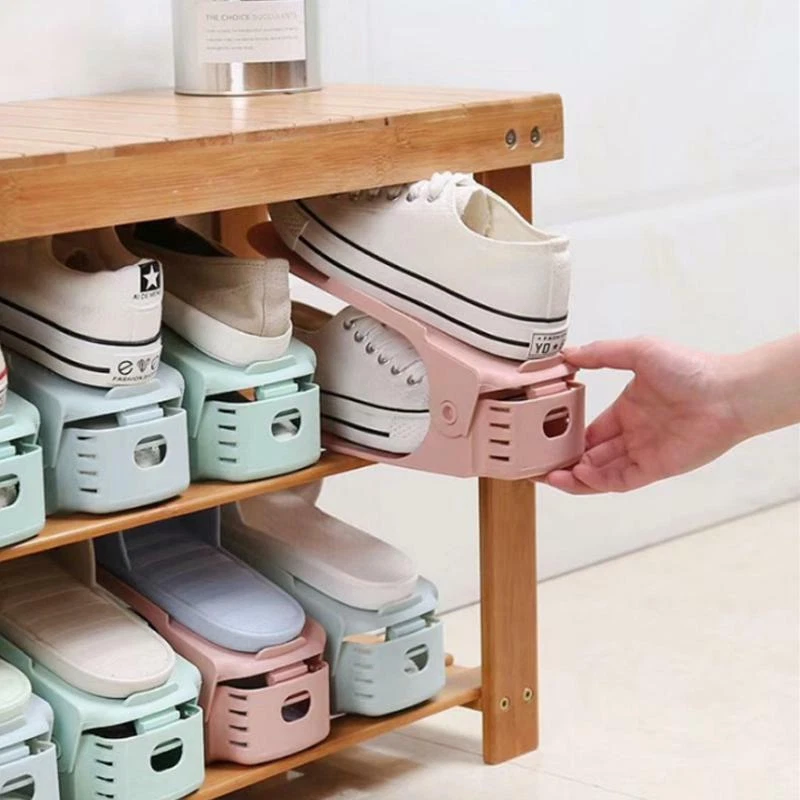 1pc Double Layer Shoes Storage Rack