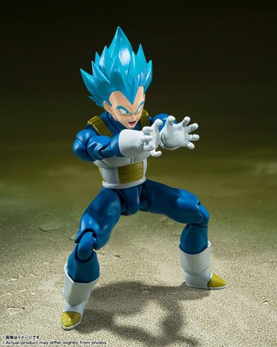 Bandai S.H.Figuarts Dragon Ball Super Saiyan God Vegeta Unwavering Saiyan Pride - Picture 5 of 6