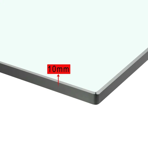 Clear 10mm Toughened Glass Table Top Rectangle Protector Topper Cover