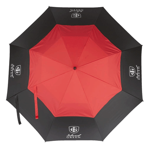ISLAND GREEN 66" VENTED DUAL CANOPY AUTO OPEN GOLF TOUR UMBRELLA @ 50% OFF RRP - Picture 4 of 6