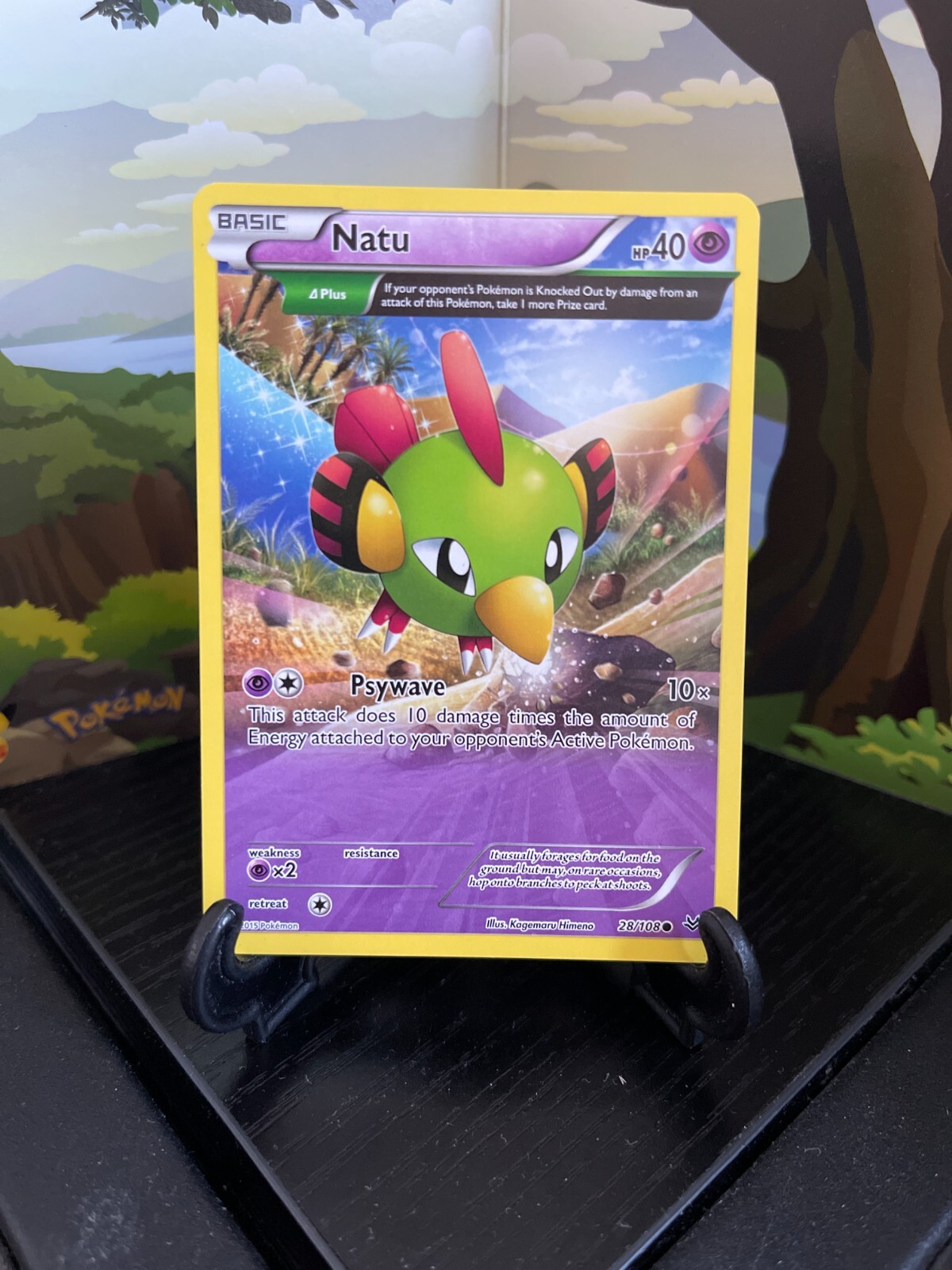 Natu 28/108 - Roaring Skies - Common - Pokemon Card TCG - LP