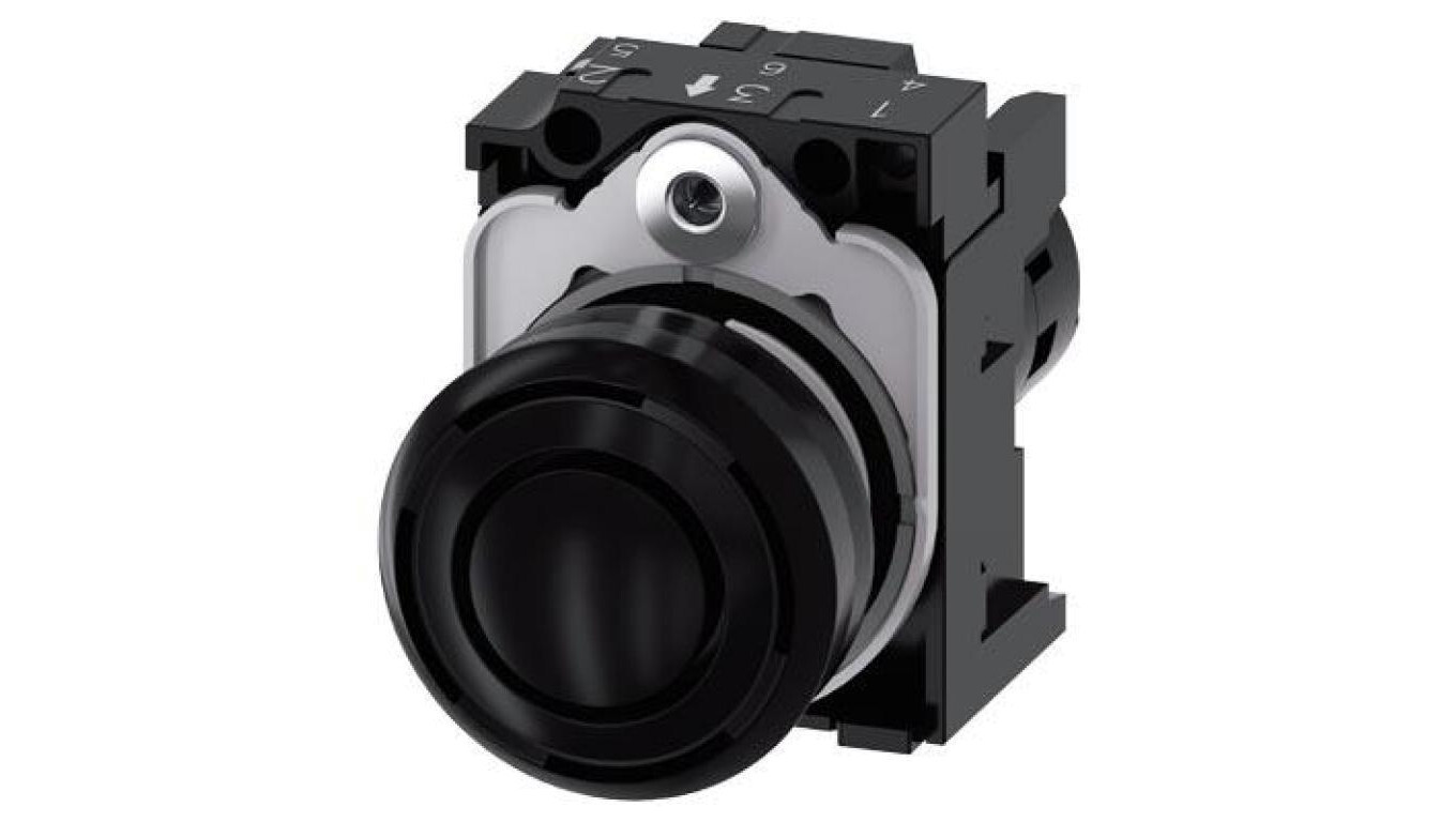 Compact buzzer 22mm continuous sound 2.4kHz 80dB 230V AC plastic with han /T2UK