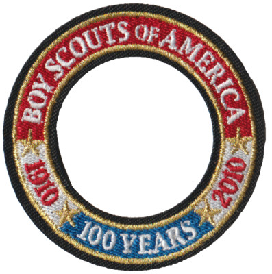 BSA 100 year Anniv. Crest Ring Patch (AR2181)