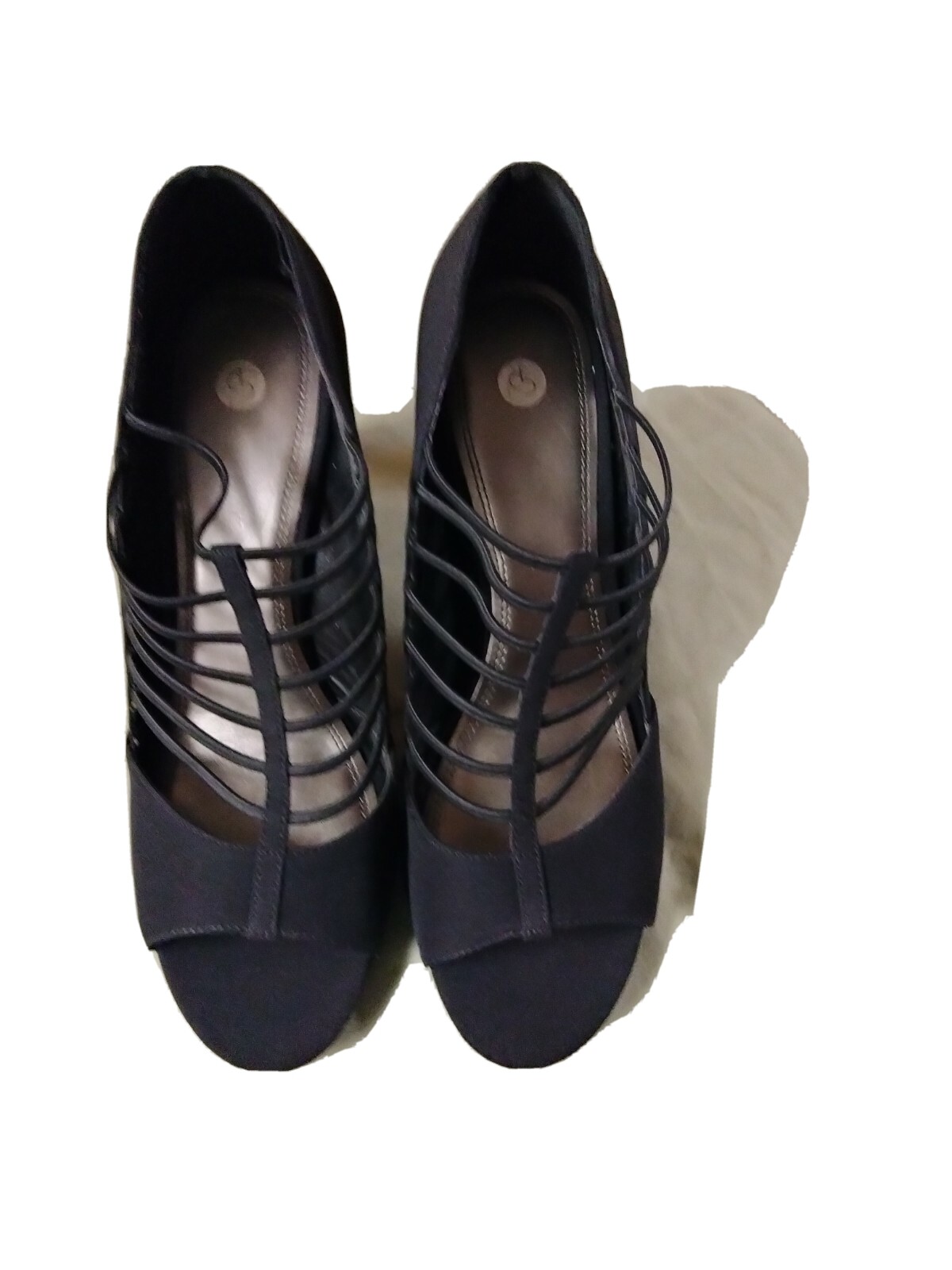 Heels Black Dress Shoes Womens Size 