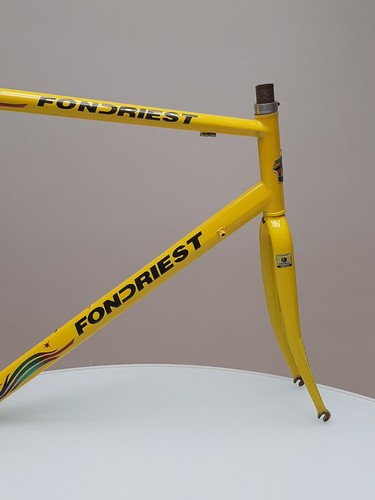 Fondriest time trial frame 700 c team colors Roslotto , Palmans 1998 - Photo 9/24