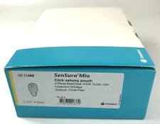 10 Coloplast 11486 EasiClose WIDE Outlet Drain Pouches Expires 10/2027