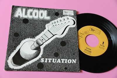 ALCOOL 7'' Single 45 U/min Situation 7'' Original Italien 1981 EX+ NEU New Wave