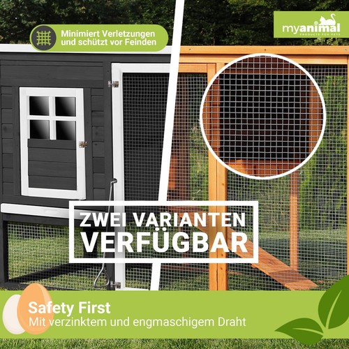 Hühnerstall Hühnervoliere Hühnerhaus Eiablage Hühnerkäfig Käfig Wasserabweisend - Bild 15 von 19