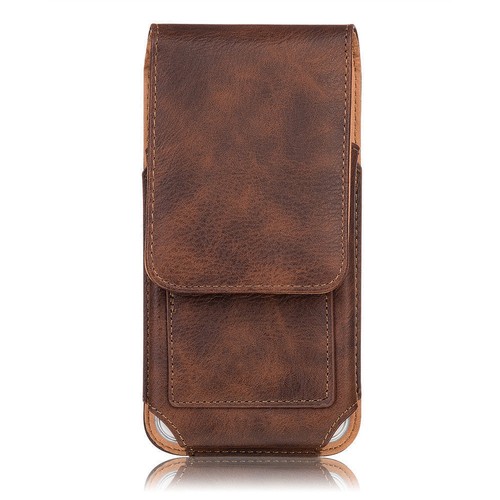 For iPhone X XS 8 Plus/7Plus/8/7 Leather Vertical Holster Belt Clip Pouch Case - Picture 7 of 9
