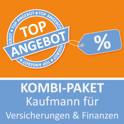 Kombi-Paket Kaufmann für Versicherungen und Finanzen - Lernkarten Prüfung Prüfun