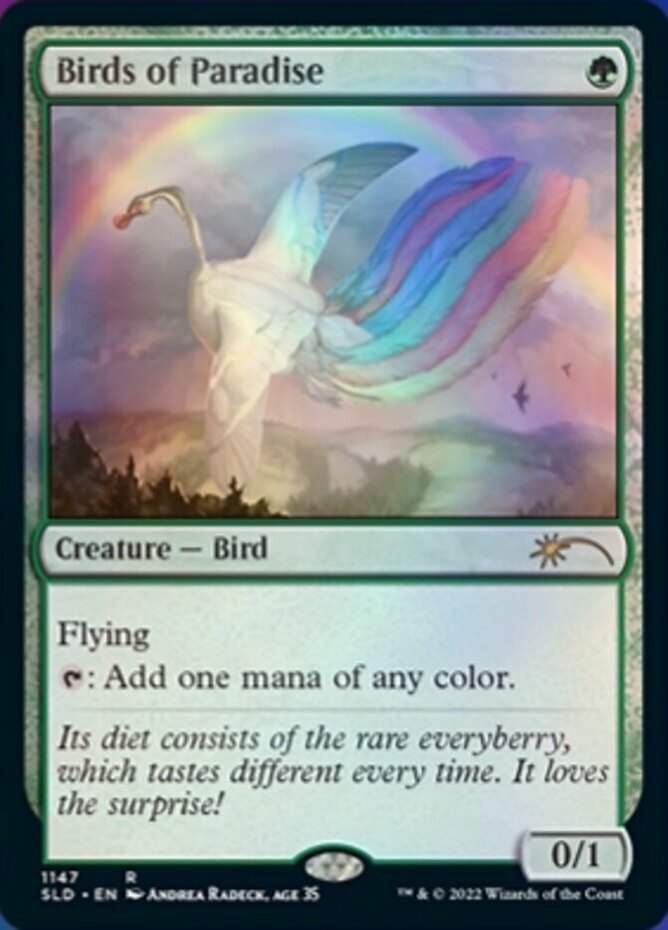Birds of Paradise (1147) x1 - Secret Lair Drop Series - NM