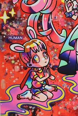 HIKARI SHIMODA signed print NEO RAIGO ZU GRAFFITI STREET ART URBAN
