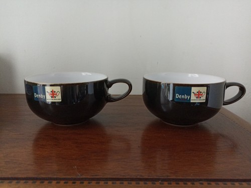 2 X Denby - JET - Black Tea Coffee cups - 第 4/4 張圖片