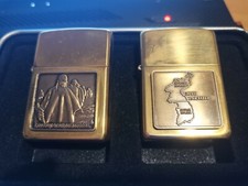 Zippo Korean War Veterans new in tin 2 Lighters