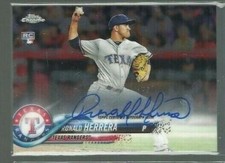2018 Topps Chrome Rookie Autographs #RARHE Ronald Herrera (ref 62160)