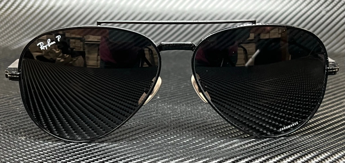 Ray ban aviator titanium polarized sales
