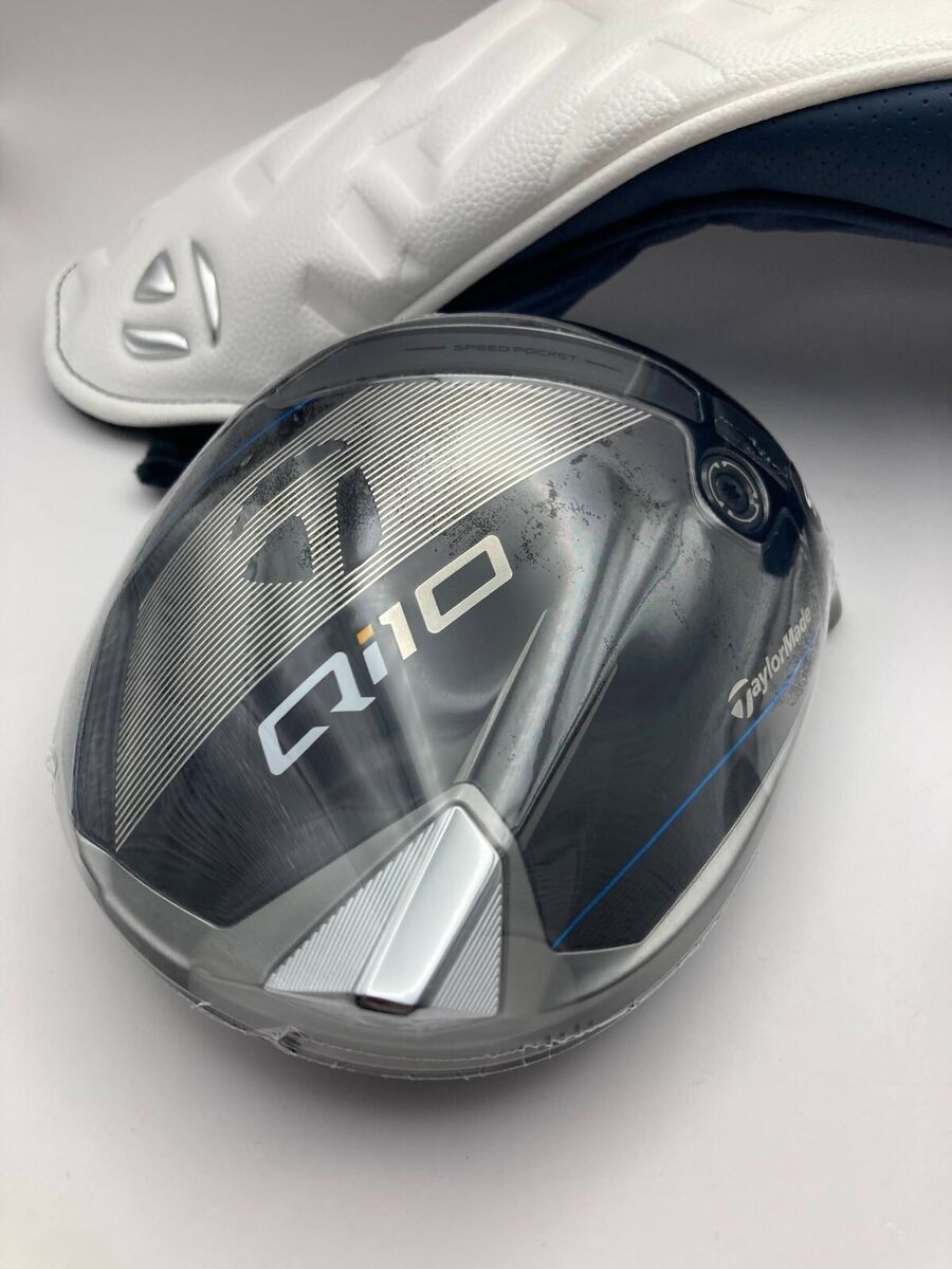 Taylormade Qi10 9.0 driver head only with head cover RH from Taylormade Qi10 9.0 driver head only with head cover RH from