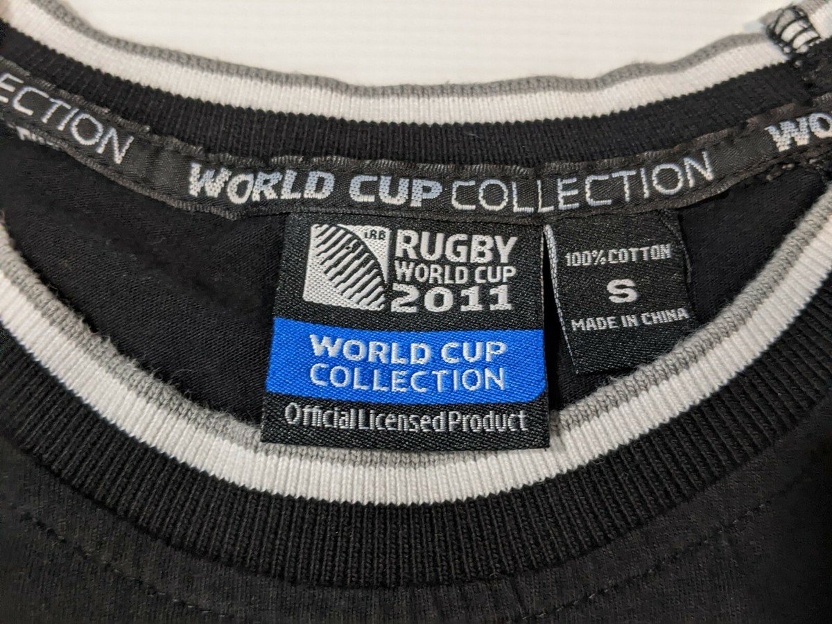 2011 New Zealand Rugby World Cup Collection t-shirt black