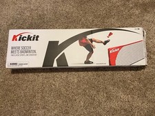 Kickit Soccer Tennis Game Set Official Kit w Ball/Bag/Net/Pump Portable Case