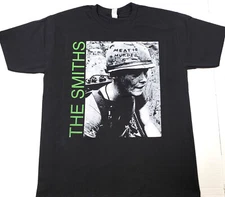 The SMITHS T-shirt Meat Is Murder Morrissey Adult Men's 100%Cotton Tee Black New