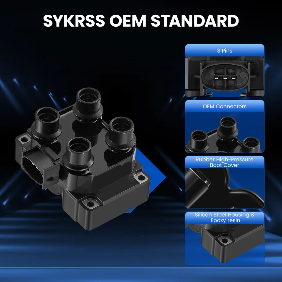 Set of 2 Ignition Bobinas Packs DG530 DG449 For 1998-2002 Mazda 626 2.0L l4 Foto 2 de 4