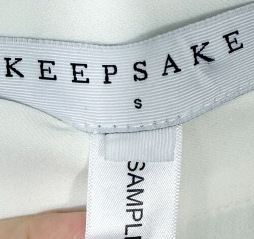 Keepsake Women’s Size S White Wide Leg Pants Trousers Casual Sample Sale - Picture 3 of 7