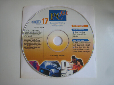 CD ROM - PC fit Computer Einstieg leicht gemacht - Nr.17 Schreibspiel Kind - NEU